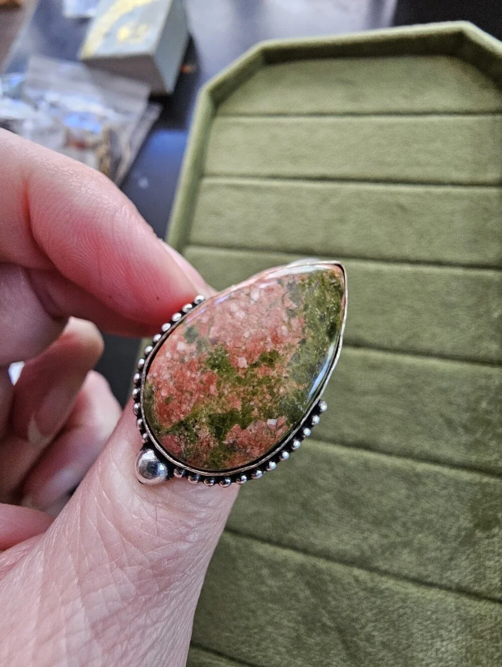 Silver Plated Ring Size 6